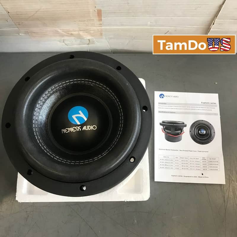 Nemesis Audio NA-8E v.3 Euphoric Series 8" 650W RMS Car Subwoofer Bass Speaker image 1