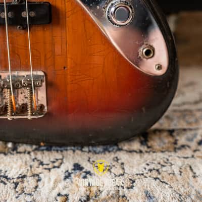 Fender Fullerton Jazz Bass Stacked Knob 80's - Sunburst image 5