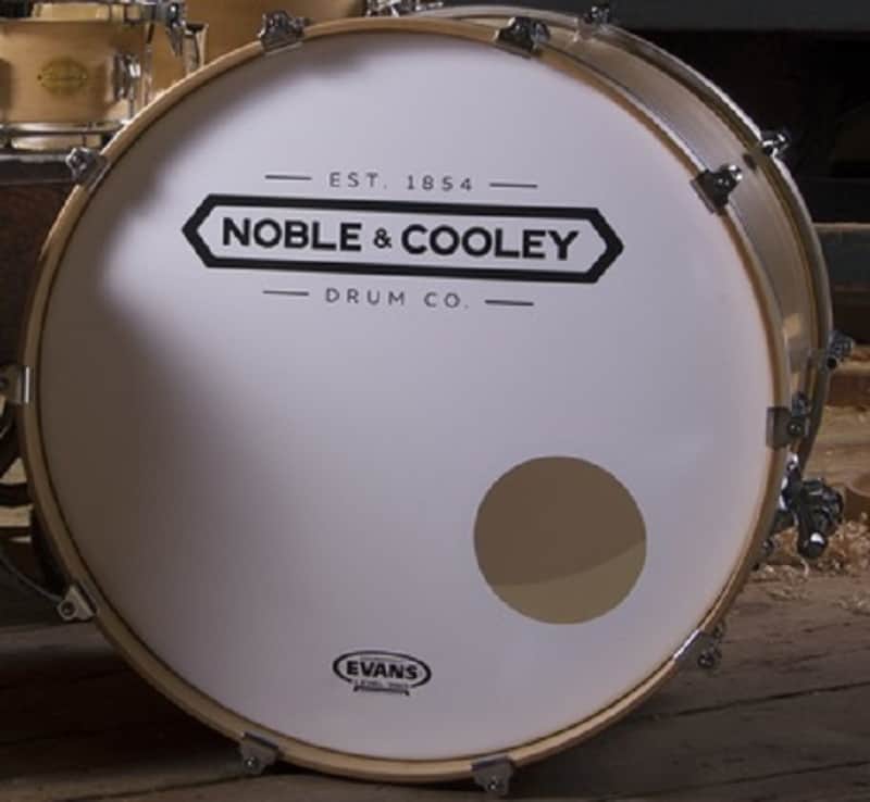 Noble & Cooley *Pre-Order* CD Maple 14x22" Natural Satin Bass Kick Drum w/Chrome Hardware | Made in the USA | Special Order | Authorized Dealer image 1