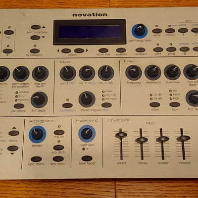 Novation KS Rack 8-Voice Synthesizer 2002 - Silver