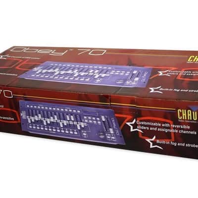 Chauvet DJ OBEY 70 Light/Fog DMX Lighting Controller+Pressure Sensitive Joystick image 4