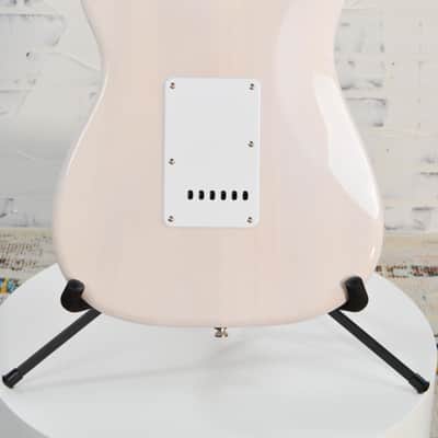 Squier Classic Vibe 50s Stratocaster Electric Guitar White Blonde With Gig Bag image 2