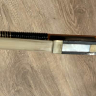 Vintage Wiedlich (Weidlich) 3/4 violin bow Early to mid 20th century image 5
