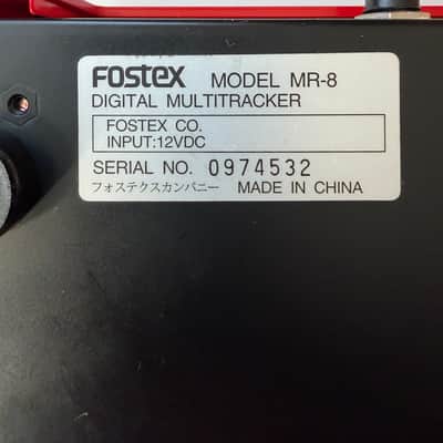 Fostex MR-8 Digital 8-Track Recorder 2000s - Red image 6