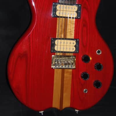 *Rare*Rocky*1970's Matsumoku Japan*Neck-Thru Solid body*Alembic Style*Solid Ash, Maple&Mahogany* image 5