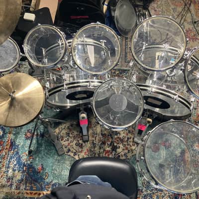 Ludwig Vistalite Octa-Plus With Matching Snare, 12-Piece Concert Tom Set With Hardware, 1970s image 2