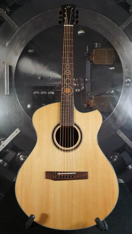 Andrew White Freja Moon Acoustic Guitar w/ Original Case image 1