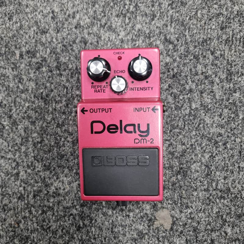 Boss DM-2 Delay (Black Label) 1981 - 1984 - Pink image 1