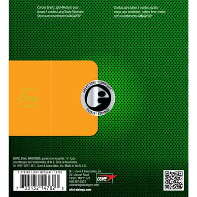 Elixir 14782 Bass Strings 45-135 - String Set for 5 String Bass Guitar image 3