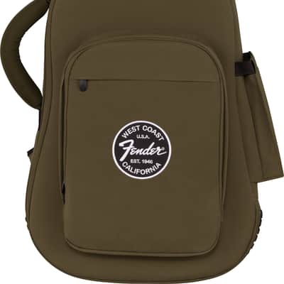 Fender Troubadour Electric Guitar Gig Bag Olive image 1