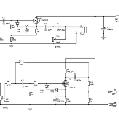 FX-loop of tube guitar amp by LND150 image 2