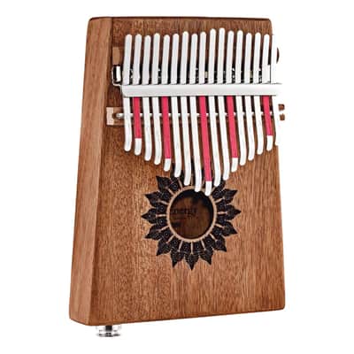 Meinl Sonic Energy Soundhole Kalimba with Pickup, 17 Notes, C Major, Mahogany image 4