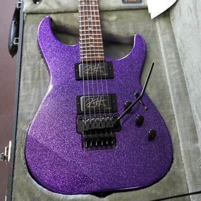 ESP Custom Shop KH-2 Neck Thru Purple Sparkle Kirk Hammett 6-String Electric Guitar w/ Case image 10