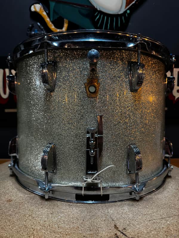 Ludwig 14x10" Snare Drum 1966 - Silver Sparkle Bild 1