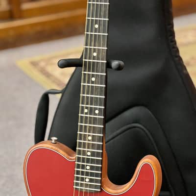 2023 Fender American Acoustasonic Telecaster - Crimson Red image 3