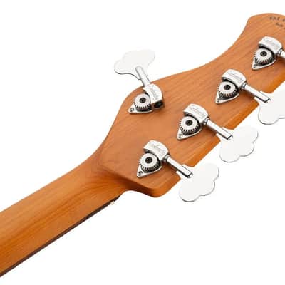 Sadowsky MetroExpress 24-Fret Modern Bass, Morado Fingerboard, 5-String - Solid Sage Green Metallic High Polish image 3