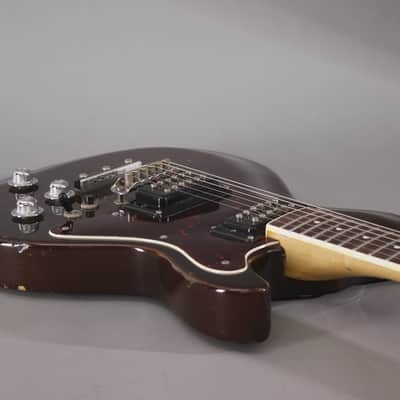 Mosrite of California  Blues Bender 1970 Brown image 20