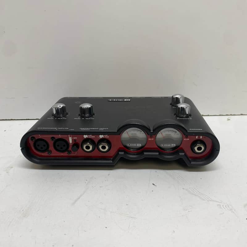 Line 6 TonePort UX2 USB Audio Interface 2000s - Black / Red image 1