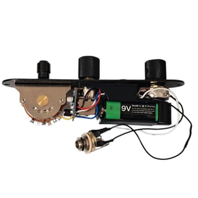 TeleBooster Onboard Preamp Booster Guitar Effect 250K Push-Push Pot Black 5-Way Switch Nashville image 7