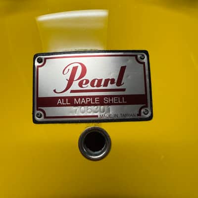 Pearl All Maple 18” Bass Drum Shell & Hoops Yellow image 8
