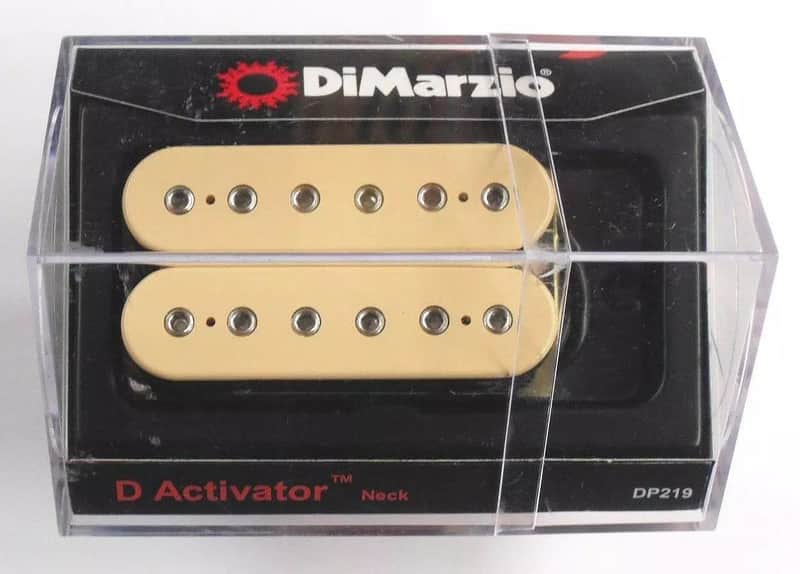 DiMarzio® D Activator Neck Humbucker Pickup~Reg Spaced~Creme~USA~DP219~Brand New image 1