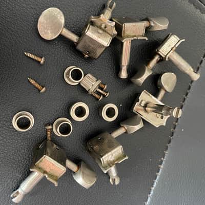 Kluson Single Line Tuners 60's RI Aged Nickel Relic Strat Tele JazzMaster image 5