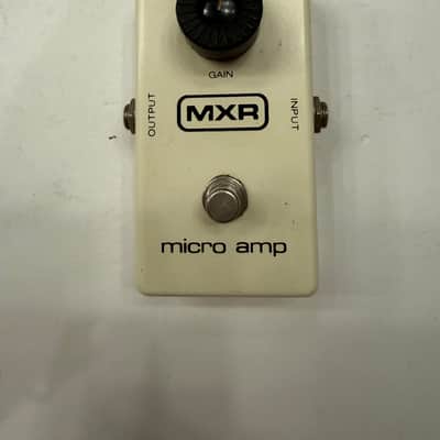 MXR Micro Amp Clean Boost Rare Vintage 1981 Block Logo Guitar Effect Pedal image 1