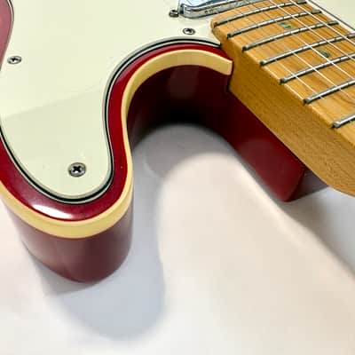 Fender Telecaster American Deluxe 2000 Crimson Red Transparent image 14