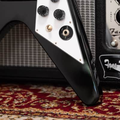 2025 Epiphone Kirk Hammett 1979 Flying V - in Ebony Black image 11