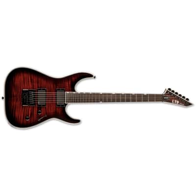 ESP LTD MH-1000 Evertune FM Dark Brown Sunburst Electric Guitar + Free Gig Bag image 1