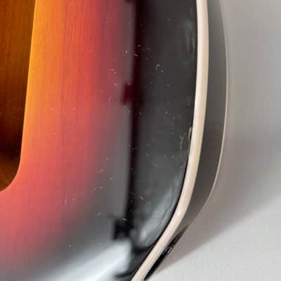 Allparts TBF-3SBB - 3 Color Sunburst Replacement Body for Telecaster with White Binding image 4