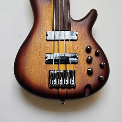 Ibanez SRF700-BBF Bass Workshop Fretless Soundgear - 2014 - Present - Brown Burst Flat image 10