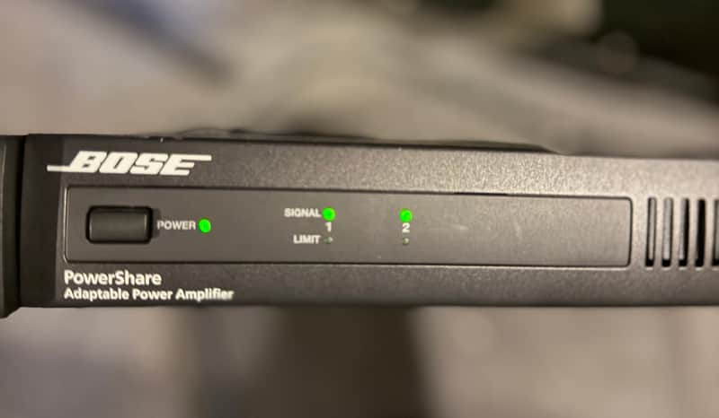 Bose PowerShare PS602 Adaptable Power Amplifier – Tested Working w/ Power Cable image 1