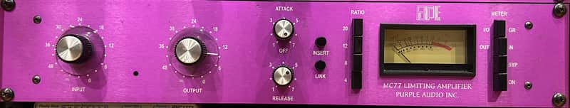 Purple Audio MC77 Limiting Amplifier / Compressor | Reverb