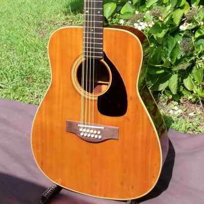 1969 Yamaha Nippon Gakki FG230 Red Label 12 strings guitar Natural image 4