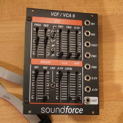 Soundforce VCF/VCA 6 (Juno-Style Filter + VCA) - Black image 1