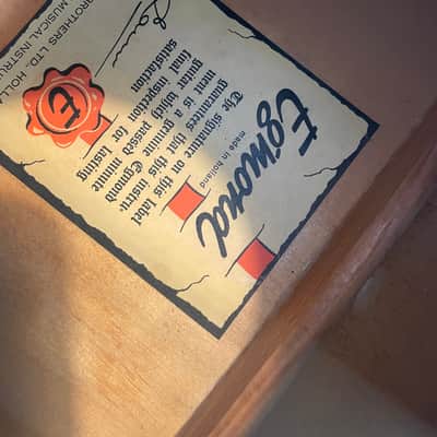 Egmond 12 String Acoustic Guitar 1963 Dreadnought-Sunburst image 5