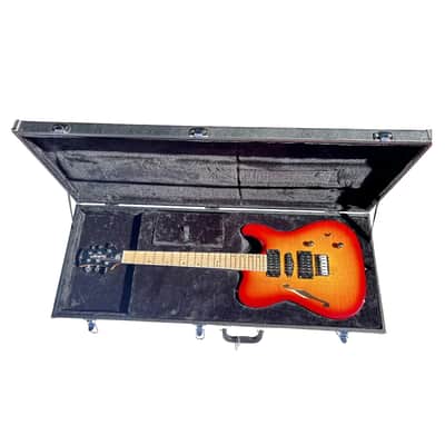 BootLegger Guitar Rye Memphis 2023 Deep Green - HSH - Coil Split - Red Burst - Case - Tele Style image 5