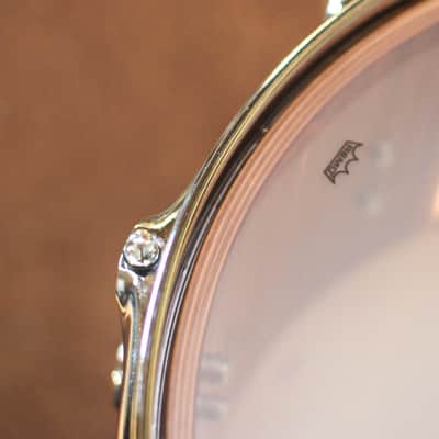 DW 6.5x14 Collector's Cherry/Mahogany Natural Lacquer Snare Drum - SO#1352261 image 6