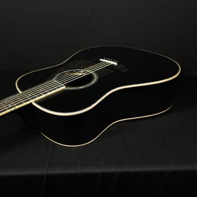 Yamaha LL16D Deluxe ARE Acoustic Electric Guitar Black w/Hard Case image 14