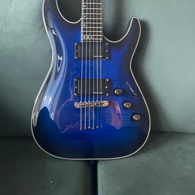 Schecter Blackjack SLS C-1 A Active See-Thru Blue Burst image 2