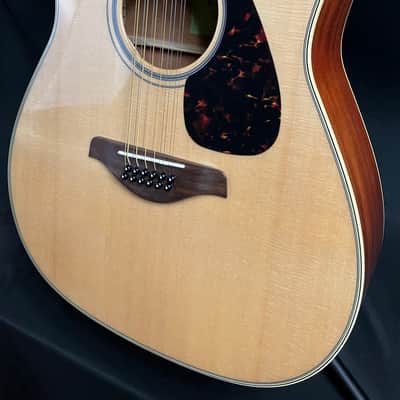 Yamaha FG820-12 12-String Dreadnought Acoustic Guitar Gloss Natural image 8
