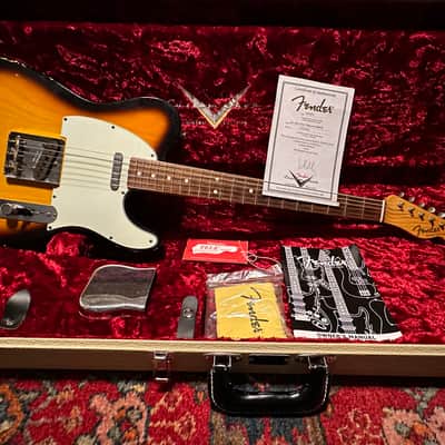 Fender Custom Shop ’60s Duo Tone LTD Abigail Ybarra pickups Relic Telecaster 2012 Sunburst image 2
