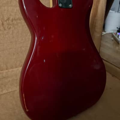1978 Fender Precision Bass – Vintage Wine Red – P/J Mod – Badass Bridge image 5