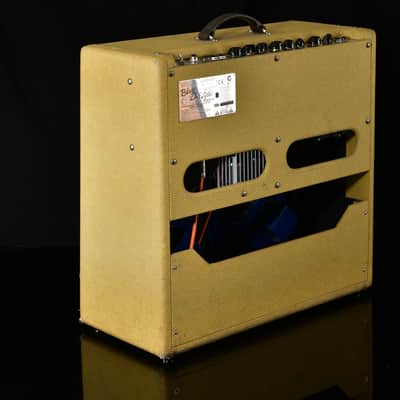 Fender Blues DeVille Reissue 2-Channel 60-Watt 4x10" Guitar Combo - Tweed with Cover image 8