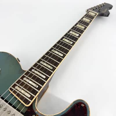 2024 Castedosa Marianna Semi-Hollow Masterbuilt Relic - Aged Lake Placid Blue image 11