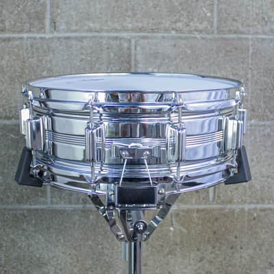Rogers 1960's Era 5" x 14" Dynasonic 5 Line COB Snare Drum image 13