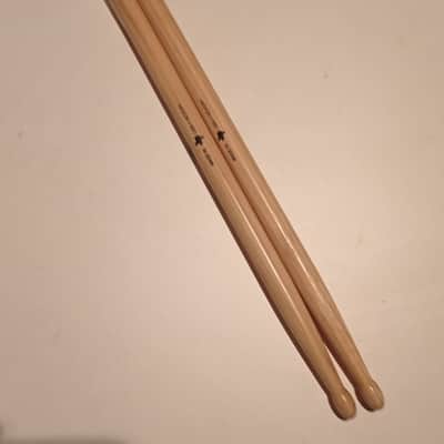 Vintage Pro Mark Gerry Brown "New Generation" Hickory Drumsticks Late 80s-early 90s - Lacquered Hickory image 3