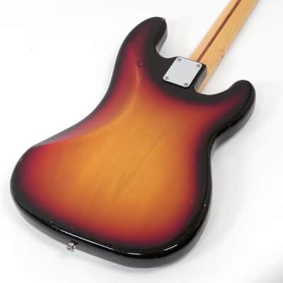 1973 Fender Precision Bass Left Handed - Sunburst Lefty Bass image 10