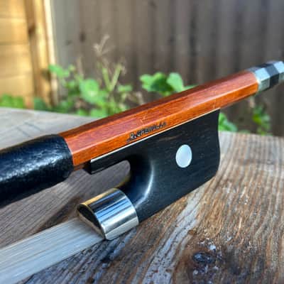 Double Bass French Bow - Pernambuco - Otto Spengler - Amazing Balance image 6